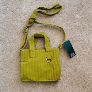 Wild Fable Green Crossbody Corduroy Mini Bag